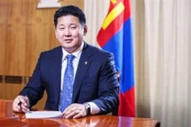 Tổng thống Mông Cổ Ukhnaagiin Khurelsukh. (Nguồn: Anadolu)