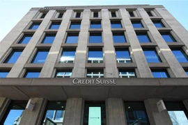 Một tòa nhà của Credit Suisse tại Geneva, Thụy Sĩ. (Ảnh: THX/TTXVN)
