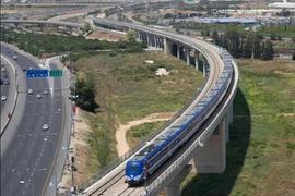 Israel sẽ rút ngắn thời gian di chuyển đến trung tâm kinh tế và chính trị xuống dưới 2 giờ. (Nguồn: Railway Gazette)