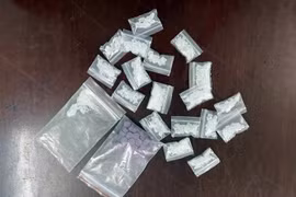 Tang vật của một vụ án ma túy. (Ảnh: TTXVN phát)