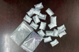 Tang vật của một vụ án ma túy. (Ảnh: TTXVN phát)