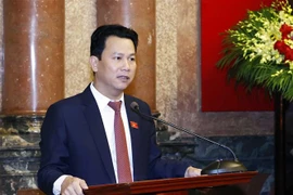 Bộ trưởng Bộ Tài nguyên và Môi trường Đặng Quốc Khánh đảm nhận chức danh Phó Chủ tịch Thường trực Ủy ban sông Mekong Việt Nam. (Ảnh: Thống Nhất/TTXVN)