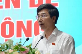 Ông Trần Chí Cường, Thành ủy viên, Phó Trưởng Đoàn đại biểu Quốc hội thành phố Đà Nẵng, được bầu giữ chức Phó Chủ tịch UBND thành phố Đà Nẵng, nhiệm kỳ 2021-2026. (Ảnh: Quốc Dũng/TTXVN)