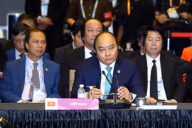Thủ tướng Nguyễn Xuân Phúc tại Hội nghị Cấp cao ASEAN+3. (Nguồn: Thống Nhất/TTXVN) 