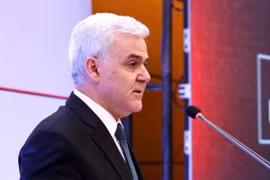 Bộ trưởng Nội vụ Albania Fatmir Xhafaj từ chức. (Nguồn: Exit)