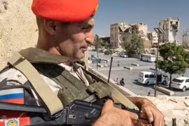 Quân đội Nga tại Syria. (Nguồn: The Guardian)