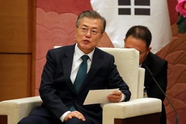 Tổng thống Hàn Quốc Moon Jae-in khẳng định mục tiêu phi hạt nhân hóa của Triều Tiên. (Nguồn: 