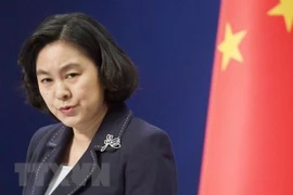 Người phát ngôn Bộ Ngoại giao Trung Quốc Hoa Xuân Oánh. (Nguồn: Kyodo/TTXVN)