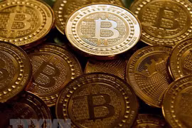 Đồng tiền điện tử bitcoin tại Washington, DC. (Ảnh: AFP/TTXVN)