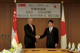 Nhật Bản, Singapore nhất trí hợp tác hướng tới cuộc gặp thượng đỉnh Mỹ-Triều. (Nguồn: MINDEF Singapore)