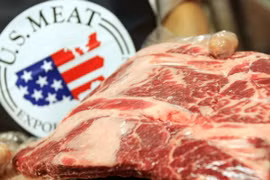 Mặt hàng thịt của Mỹ đang dần mất chỗ đứng tại Trung Quốc. (Nguồn: Oklahoma Farm Report)