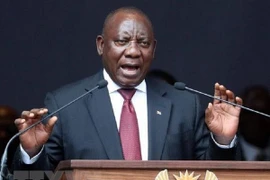 Tổng thống Nam Phi Cyril Ramaphosa. (Nguồn: Africa News/TTXVN)