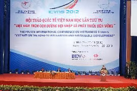 Quang cảnh Hội thảo Quốc tế Việt Nam học lần thứ IV. (Ảnh: Quốc Khánh/TTXVN)