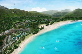 Phối cảnh khu nghỉ dưỡng Laguna Lăng Cô. 
