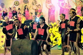 Biểu diễn văn hóa cồng chiêng Tây Nguyên. Ảnh minh họa. (Nguồn: TTXVN)