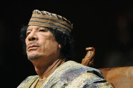 Cố lãnh đạo Lybia, Muammar Gaddafi. (Nguồn: Internet)