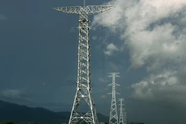 Đường dây 500kV Vĩnh Tân-Sông Mây được xây dựng để cấp điện từ nhà máy nhiệt điện Vĩnh Tân cho các tỉnh phía Nam. (Ảnh: Ngọc Hà/TTXVN)