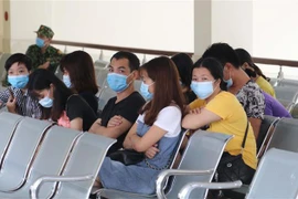 Các đối tượng nhập cảnh trái phép bị bắt giữ tại Lạng Sơn. (Ảnh: Quang Duy/TTXVN) 