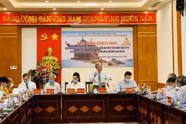 Quang cảnh buổi tọa đàm. (Ảnh: Văn Đức/TTXVN)