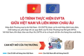 Lộ trình thực hiện EVFTA giữa Việt Nam và Liên minh châu Âu