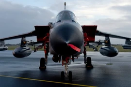 Máy bay trinh sát Tornado của Không quân Đức tại căn cứ không quân ở Jagel, miền Bắc nước Đức. (Nguồn: AFP/TTXVN)