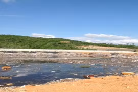 Bãi rác Hòn Rọ. (Nguồn: tnmtkhanhhoa.gov.vn)