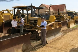 Dự án Metro số 1 thành phố Hồ Chí Minh (Bến Thành-Suối Tiên) bị chậm do Công ty Vĩnh Phát ở Bình Dương gây khó dễ. (Ảnh: Chí Tưởng-Hải Âu/TTXVN)