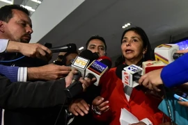 Ngoại trưởng Venezuela Delcy Rodríguez. (Nguồn: AFP/TTXVN)