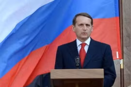Chủ tịch Duma quốc gia Nga Sergei Naryshkin. (Nguồn: armedia.am)