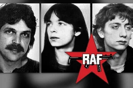 Ba thành viên của nhóm RAF. (Nguồn: DPA)