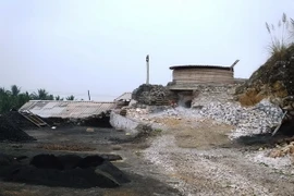 Lò vôi xảy ra vụ chết người. (Ảnh: Trịnh Duy Hưng/TTXVN)