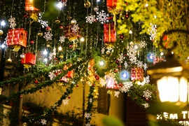 Ngày lễ Giáng sinh từ lâu đã trở thành một ngày hội tưng bừng của cả thế giới nói chung và của Việt Nam nói riêng. (Ảnh: Hoài Nam/Vietnam+)