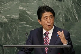 Thủ tướng Nhật Bản Shinzo Abe. (Ảnh: Reuters/TTXVN)