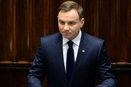 Tổng thống Ba Lan Andrzej Duda. (Ảnh: AFP/TTXVN)