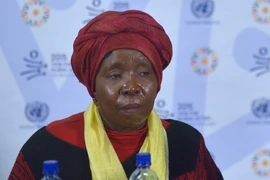 Chủ tịch Ủy ban Liên minh châu Phi (AU) Nkosazana Dlamini Zuma. (Ảnh: AFP/TTXVN)