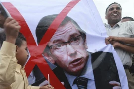 Biểu tình tại Libya chống lại thỏa thuận hòa bình của Liên hợp quốc. (Nguồn: Reuters)