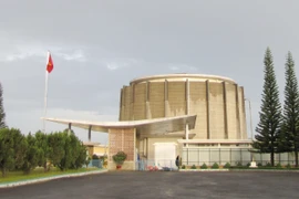 Lò phản ứng hạt nhân Đà Lạt nhìn từ bên ngoài. (Ảnh: Viện Nghiên cứu Hạt nhân Đà Lạt cung cấp)