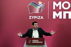 Thủ tướng tái đắc cử Alexis Tsipras của Hy Lạp. (Ảnh: AFP/TTXVN)