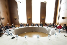 Toàn cảnh cuộc họp ấn định ngày tổ chức Hội nghị hòa bình Geneva. (Nguồn: AFP/ TTXVN)