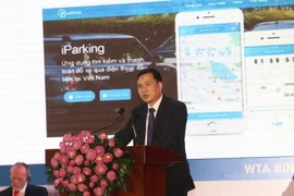 Thứ trưởng Bộ Khoa học và Công nghệ Bùi Thế Duy phát biểu tại diễn đàn. (Ảnh: Huyền Trang/Vietnam+)