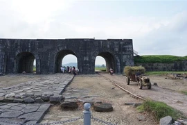 Thành nhà Hồ. (Ảnh: Hoa Mai/TTXVN)