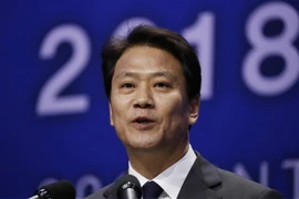 Ông Im Jong-seok tại cuộc họp báo ở Gyeonggi-do, Hàn Quốc. (Nguồn: EPA/TTXVN)