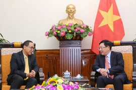 Phó Thủ tướng, Bộ trưởng Ngoại giao Phạm Bình Minh tiếp Đại sứ Thái Lan. (Ảnh: Thành Đạt/TTXVN)