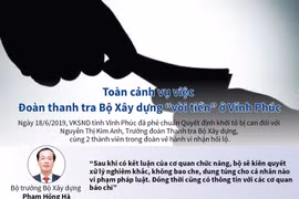 Toàn cảnh vụ việc Đoàn thanh tra Bộ Xây dựng 'vòi tiền' ở Vĩnh Phúc