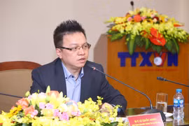 Phó Tổng giám đốc Thông tấn xã Việt Nam Lê Quốc Minh, Phó Trưởng Ban Chỉ đạo Giải thưởng toàn quốc về thông tin đối ngoại. (Ảnh: Minh Quyết/TTXVN)