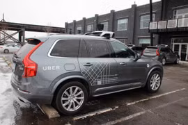 Mẫu xe tự lái của Uber. (Nguồn: geekwire.com)