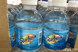 Nước uống đóng chai Starfresh. (Nguồn: channelnewsasia.com)