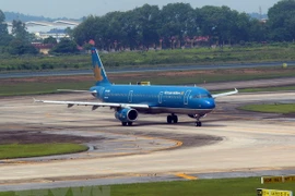 Máy bay của Vietnam Airlines. (Ảnh: Huy Hùng /TTXVN)