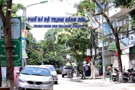 Phố đi bộ Trịnh Công Sơn sẽ được khai mạc vào tối ngày 11/5. (Ảnh: Nguyễn Thúy/Vietnam+)