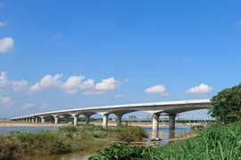 Cầu Kỳ Lam trên cao tốc Đà Nẵng-Quảng Ngãi. (Ảnh: VEC cung cấp)